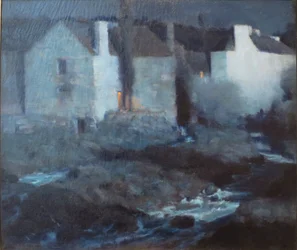 Moonlight, Mills at Pont Aven